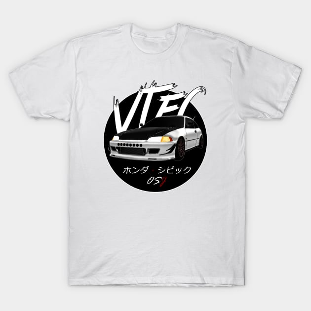 T shirt honda civic clearance